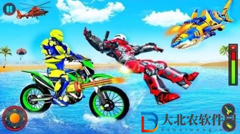 鯊魚機(jī)器人變形車