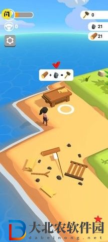 擱淺島