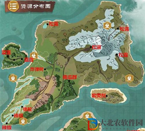 創(chuàng)造與魔法資源分布圖2022