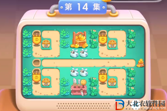 保衛蘿卜4第14關怎么過-臥兔藏龍14關攻略