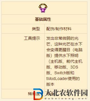 《泰拉瑞亞》水母項鏈配飾介紹