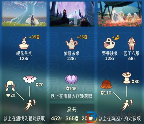 光遇花憩節(jié)物品兌換詳情攻略
