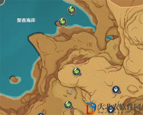 原神荒石蒼漠草神瞳位置詳情大全