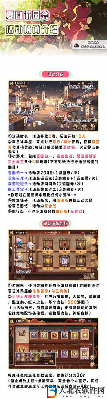 陰陽師夏日游園會有哪些活動 陰陽師夏日游園會詳情介紹