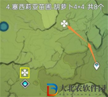 原神胡蘿卜采集路線介紹