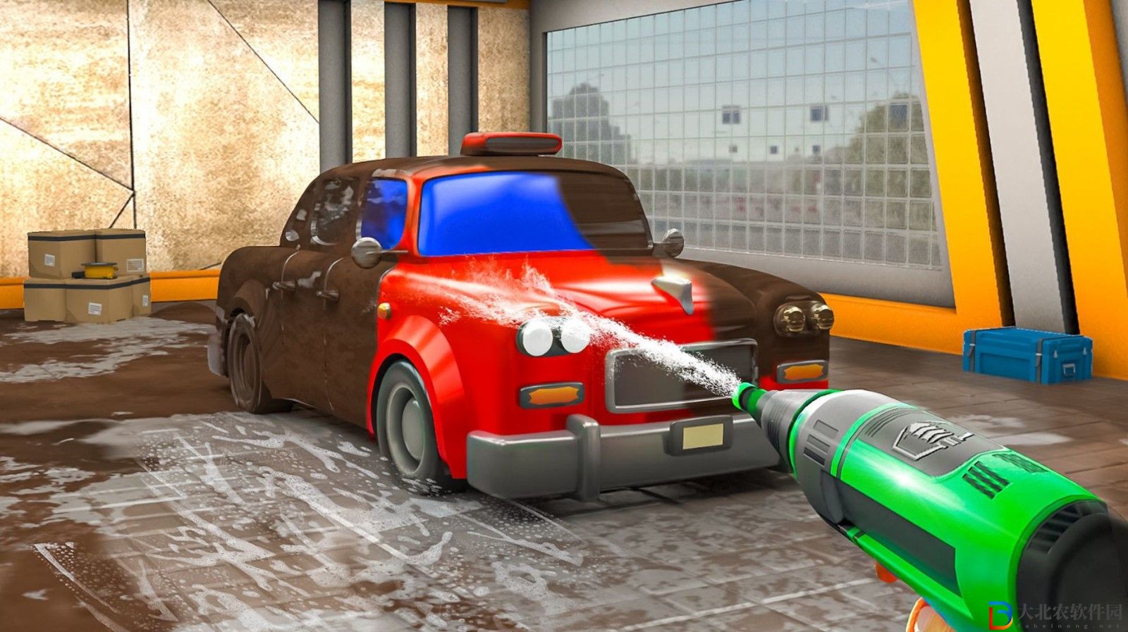 高壓水槍洗車模擬器