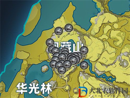 原神白鐵*
分布圖一覽