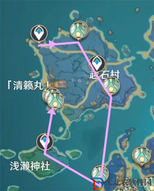 原神飄浮靈最快最全速刷路線