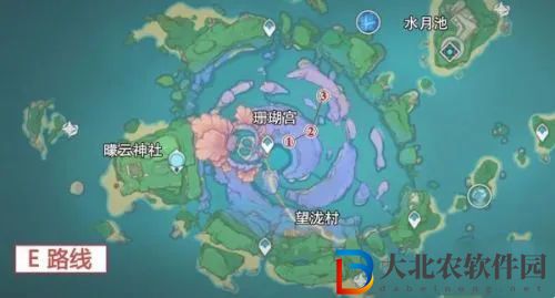 原神飄浮靈海祁島速刷路線圖一覽