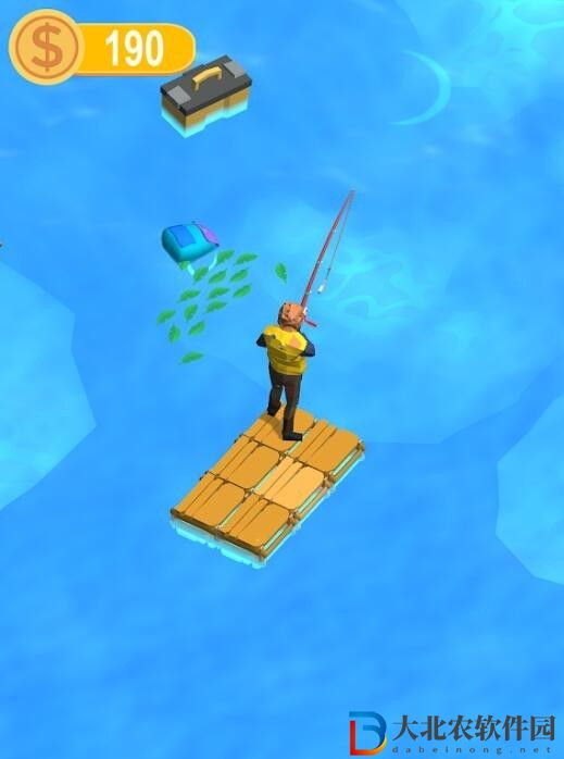 海上木筏釣魚