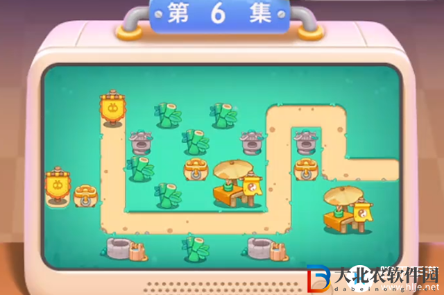 保衛蘿卜4第6關怎么過-臥兔藏龍6關攻略