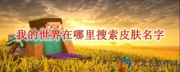 我的世界在哪里搜索皮膚名字