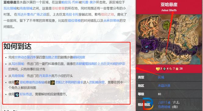 激戰2亞哈懸崖怎么去