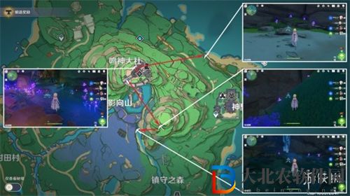 原神紫晶*
采集分布路線圖