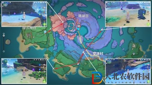 原神紫晶*
采集分布路線圖