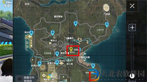 和平精英綠洲世界華科眼鏡湖位置詳情介紹