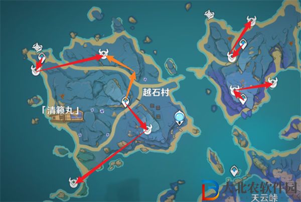 原神冬極白星突破材料采集路線一覽