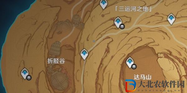 原神沙地主線地下錨點在哪-原神千壑沙地主線地下錨點位置