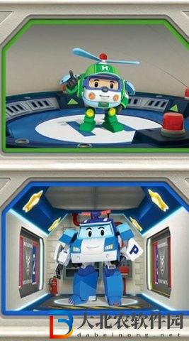 卡通快遞機器人