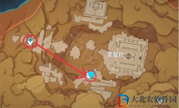 原神圣章石柱位置3.1