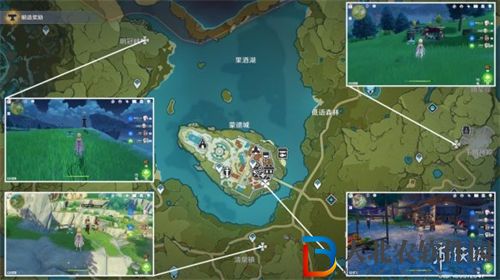 原神魔晶*
采集路線分布圖