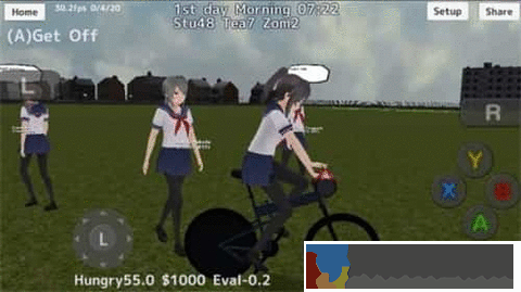 高校少女僵尸模擬器