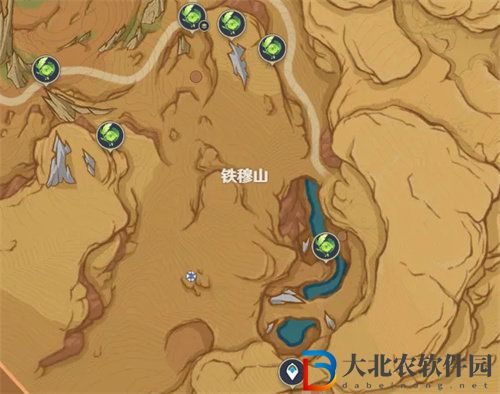 原神荒石蒼漠草神瞳位置詳情大全