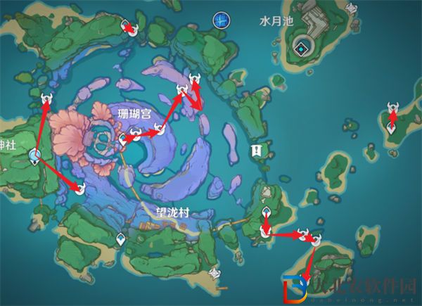原神冬極白星突破材料采集路線一覽
