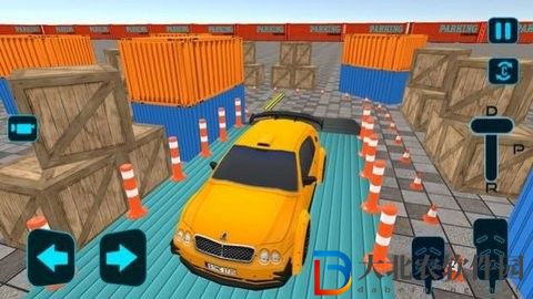 真實現代停車場3D