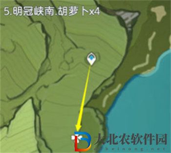 原神胡蘿卜采集路線介紹