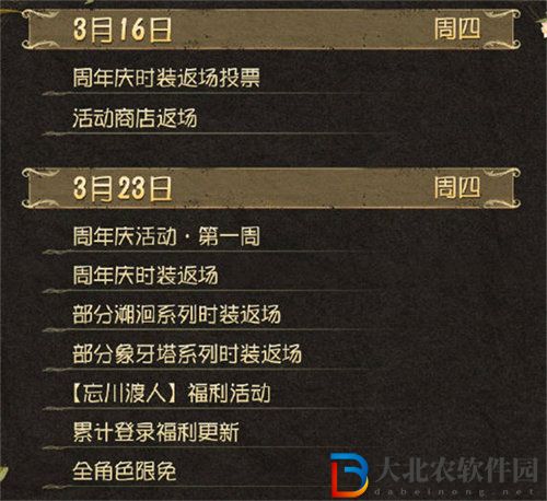 第五人格五周年皮膚返場詳情大全