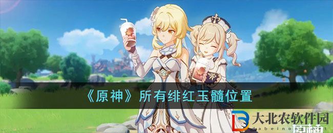 《原神》所有緋紅玉髓位置