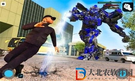 警車機器人變形戰