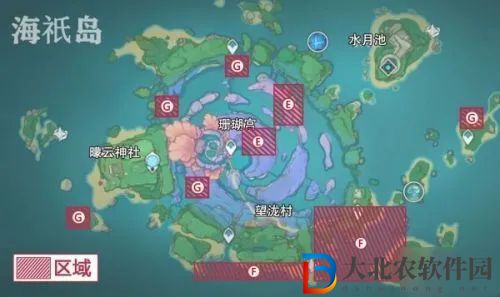 原神飄浮靈海祁島速刷路線圖一覽