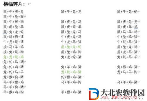 三國殺春聯合成配方介紹