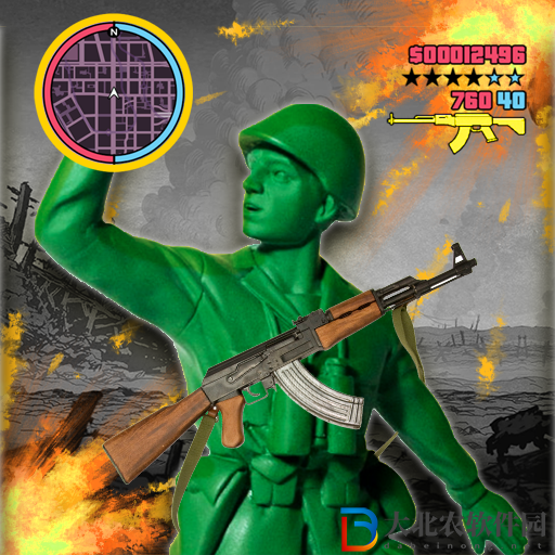 士兵城市繩索英雄