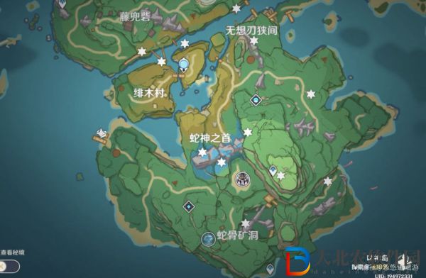 原神3.3荒瀧一斗突破材料收集路線圖