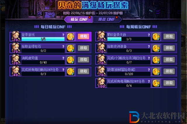 dnf貝奇的滿級暢玩冒險怎么玩-貝奇的滿級暢玩冒險玩法攻略