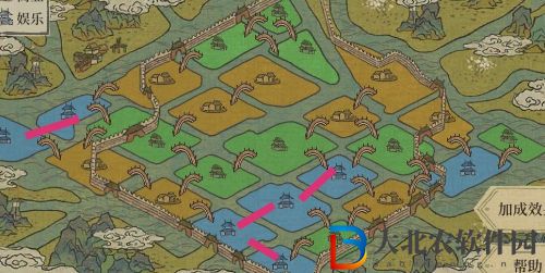 江南百景圖紹興府橋梁最佳擺放方案