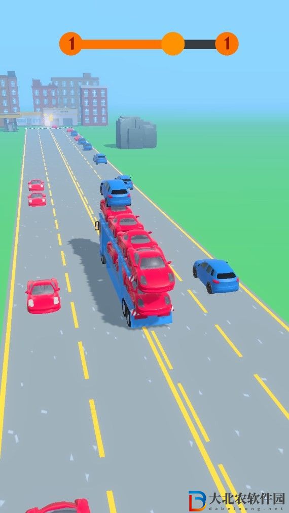 大車收小車