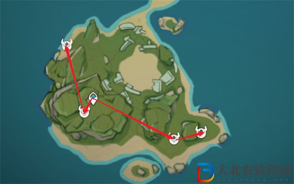 原神冬極白星突破材料采集路線一覽