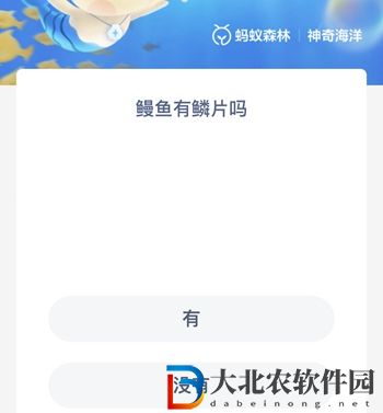 神奇海洋7月25日答案-鰻魚有鱗片嗎
