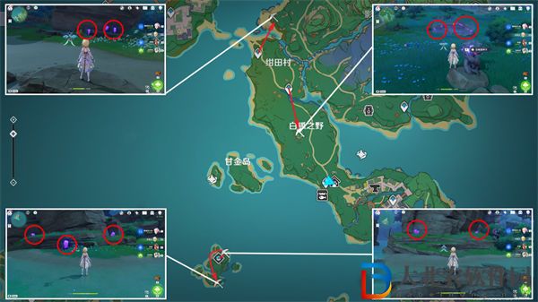 原神電氣水晶采集路線一覽