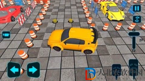 真實現代停車場3D
