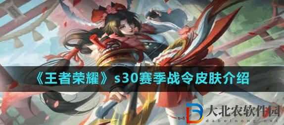 王者榮耀s30賽季戰(zhàn)令皮膚介紹