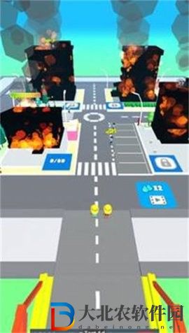 消防員快跑拯救城市