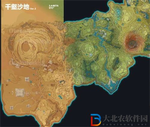 原神3.4千壑沙地地圖進入方法分享