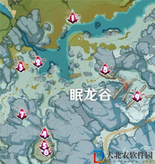 《原神》所有緋紅玉髓位置