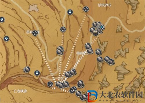 原神沙脂蛹密集采集路線推薦