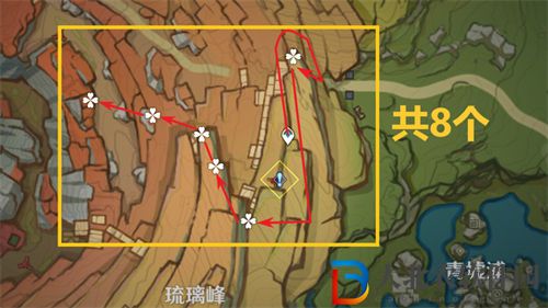 原神清心采集點一覽